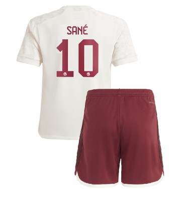 Bayern Munich Leroy Sane #10 Tredje trøje Børn 2023-24 Kort ærmer (+ korte bukser)